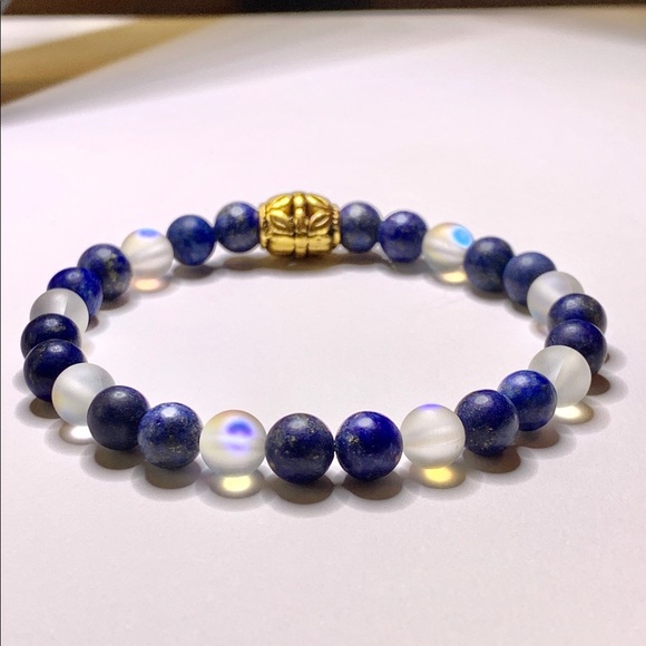 Lapis Lazuli “Inner Power” Bracelet 7” - Picture 1 of 2